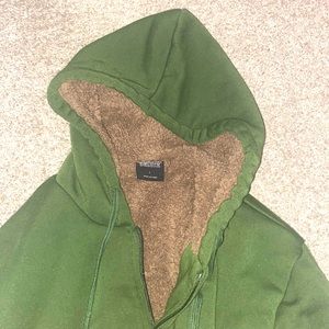 Fuzzy Green Jacket